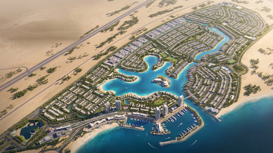 Coastal Community with Marina and Lagoons: master plan concept by Antonovich Group
