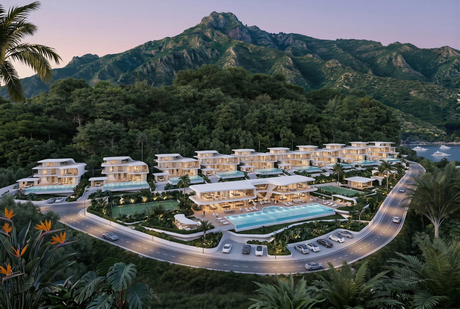 Sea-View Villa Community: master plan concept by Antonovich Group