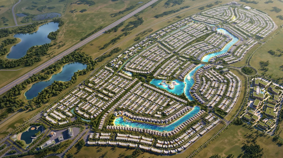 Waterfront Villa Community: master plan concept by Antonovich Group