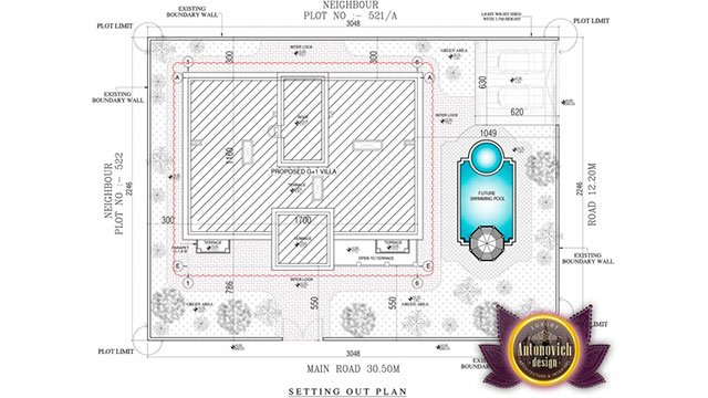 Layout design in Medina