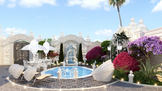 Landscape design Saudi Arabic