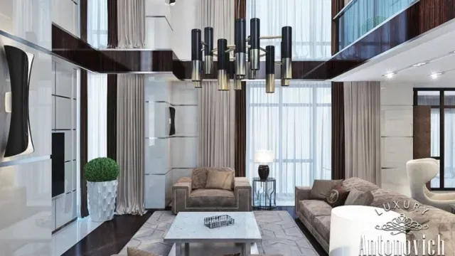 Living Room interiors in Contemporary Style