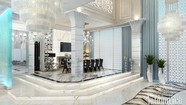 Роскошный дизайн интерьера гостиной