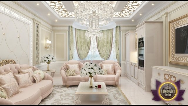 STYLISH LIVING ROOM DESIGN IN CLASSIC STYLE