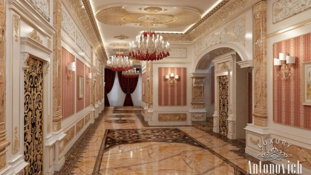 Carved Marble Floor Design