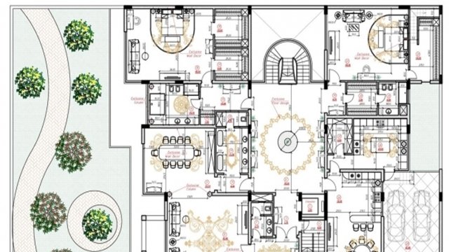 Планировка дома в Дохе — индивидуальные проекты