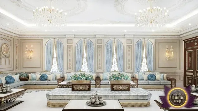 Дизайн маджлиса в Тегеране — эксклюзивные классические интерьеры