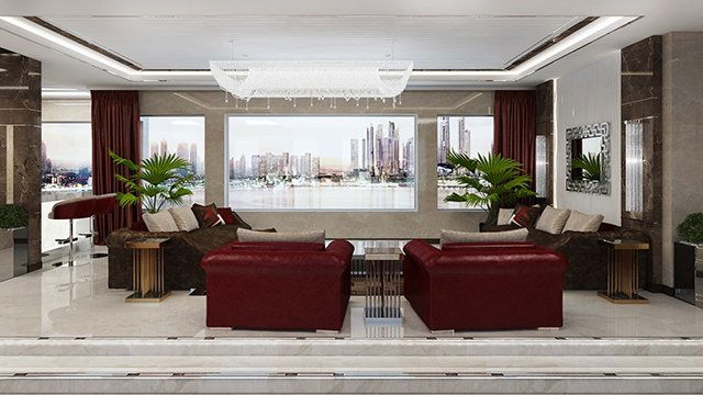 تصميم غرف جلوس حديثة