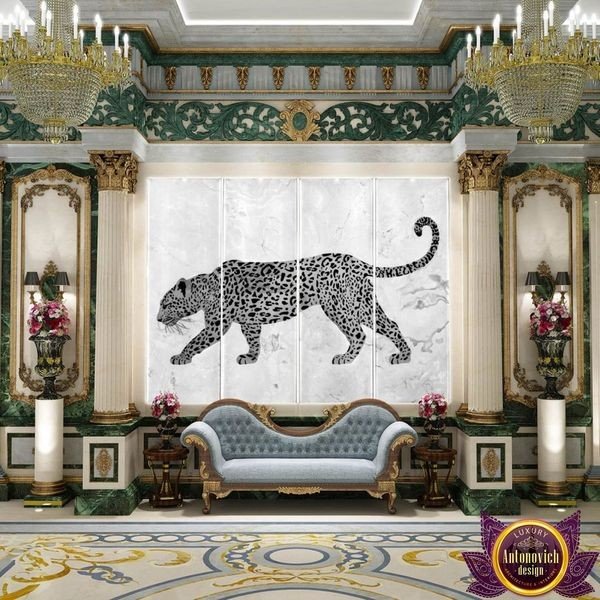 مجموعة جديدة من MGM مع جدار حجري بارز جميل