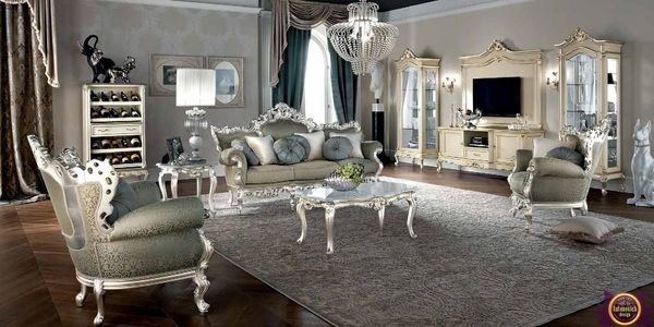 Beautiful artwork enhancing the living room's style