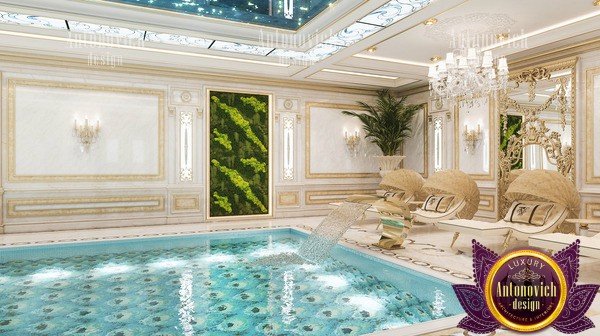 Luxurious infinity pool with breathtaking view