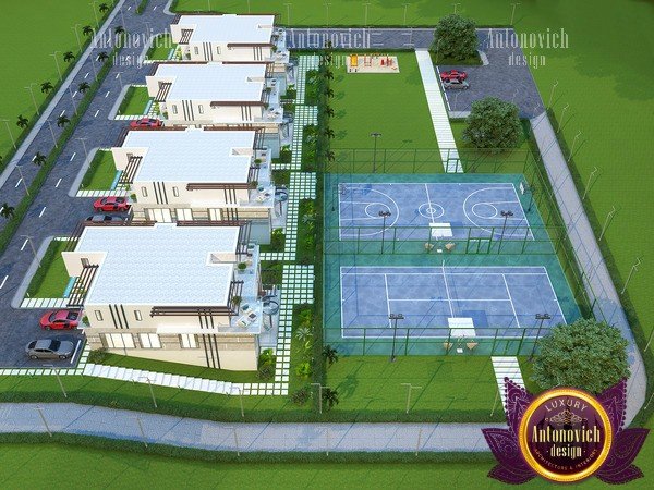 تفاصيل معمارية بارزة لمجمع كوتيدج حديث