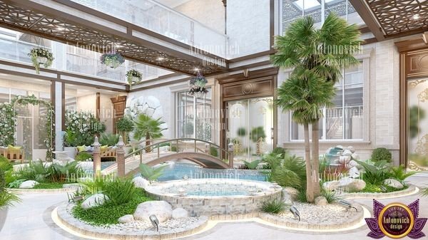 تصميم مطبخ فيلا فاخر