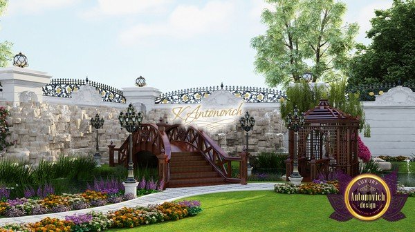 مهندس مناظر طبيعية مبتكر يصمم حديقة حضرية مستدامة