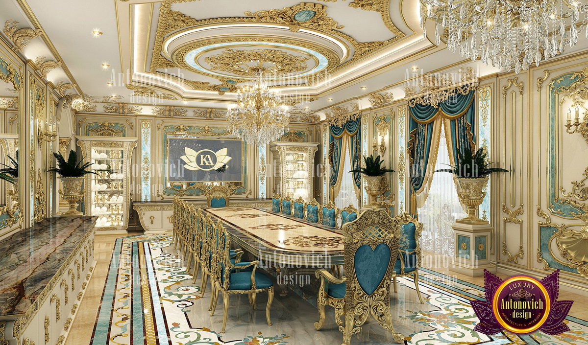 Classical dining area