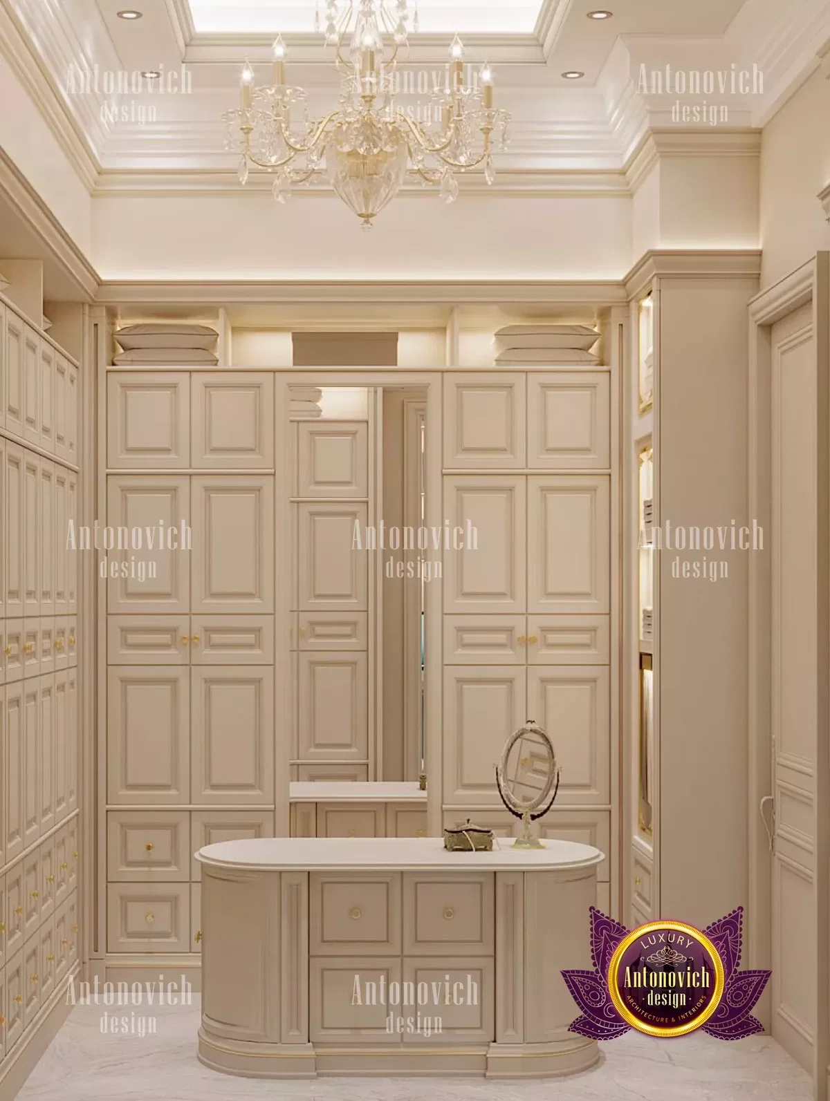 dressing room detail