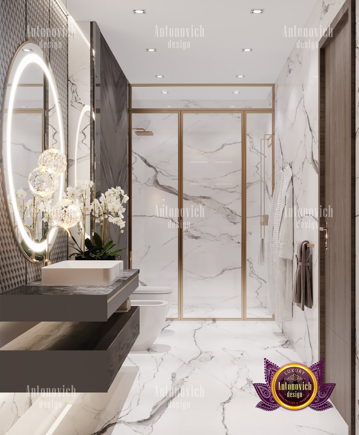 تصميم حمام داخلي دبي