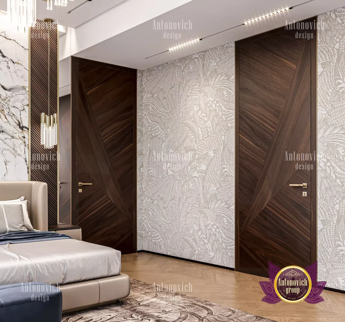 Bedroom layout example
