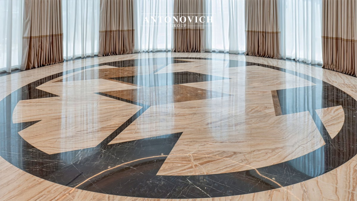 Exquisite Interior Fit-Out for Palm Jumeirah Villa Renovation: Premium Marble Installation Expertise