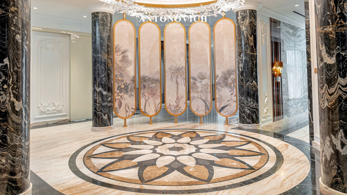 Exquisite Interior Fit-Out for Palm Jumeirah Villa Renovation: Premium Marble Installation Expertise