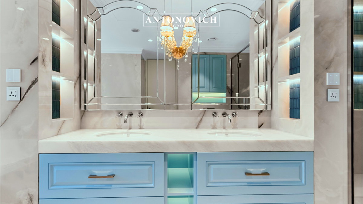 Luxury Bathroom Interior Design &amp; Implementation for Meadows Dubai Villa