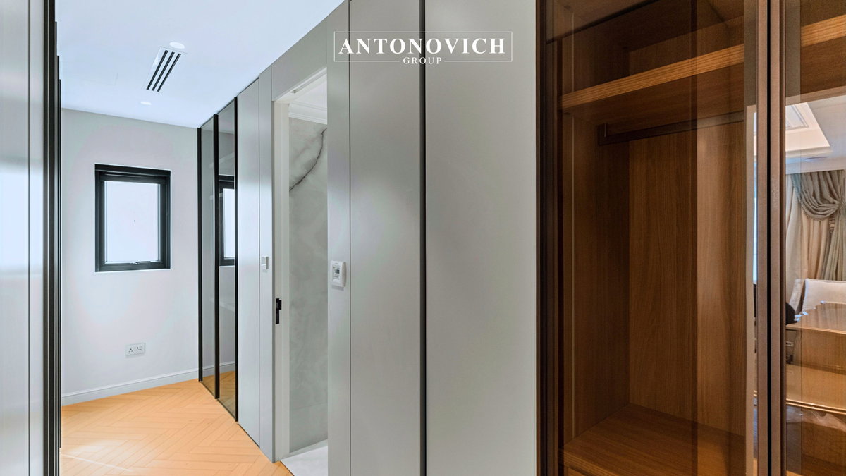 Bespoke Joinery Solution featuring Modern Kitchen &amp; Home Office at Luxury Villa in Meadows Dubai