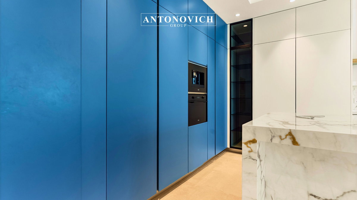 Bespoke Joinery Solution featuring Modern Kitchen &amp; Home Office at Luxury Villa in Meadows Dubai