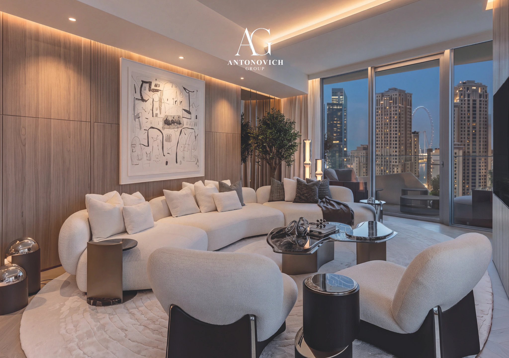 Modern Luxury Apartment Interior Design & Fit-Out by Antonovich Group