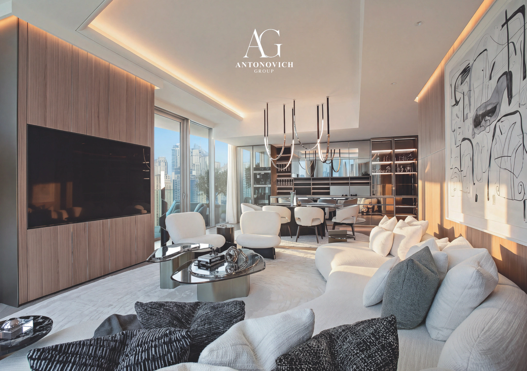 Modern Luxury Apartment Interior Design & Fit-Out by Antonovich Group