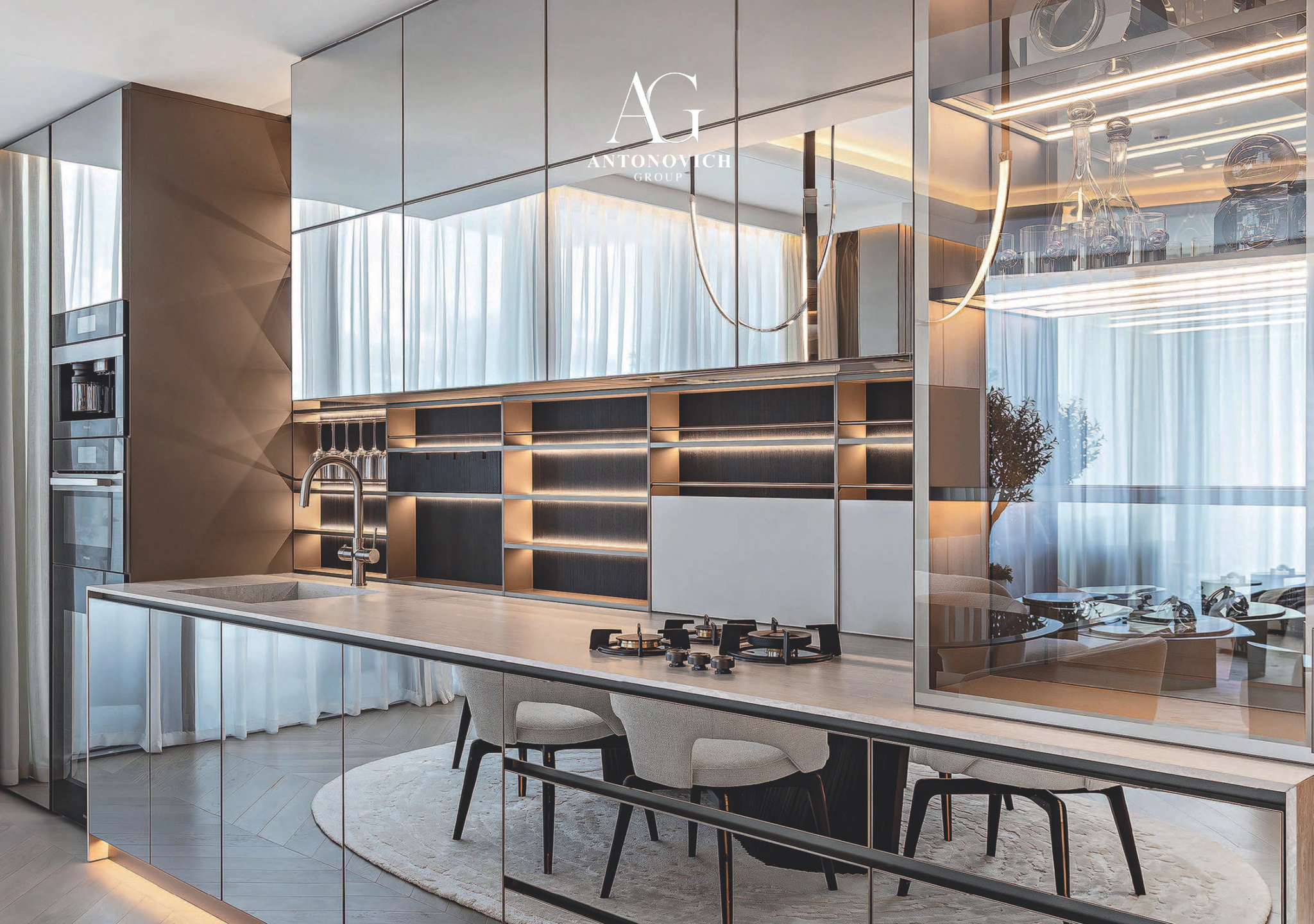 Modern Luxury Apartment Interior Design & Fit-Out by Antonovich Group
