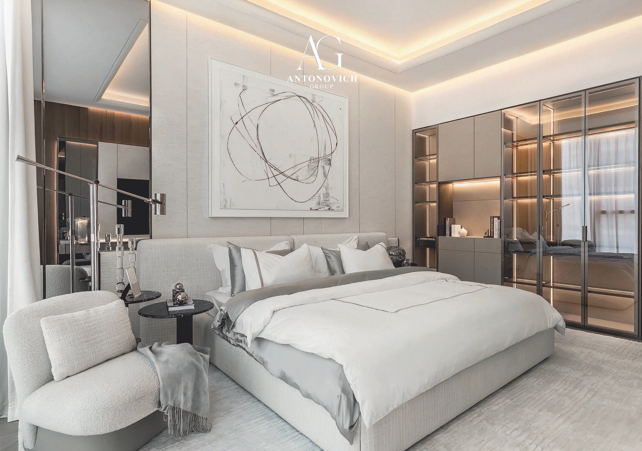 Modern Luxury Apartment Interior Design & Fit-Out by Antonovich Group