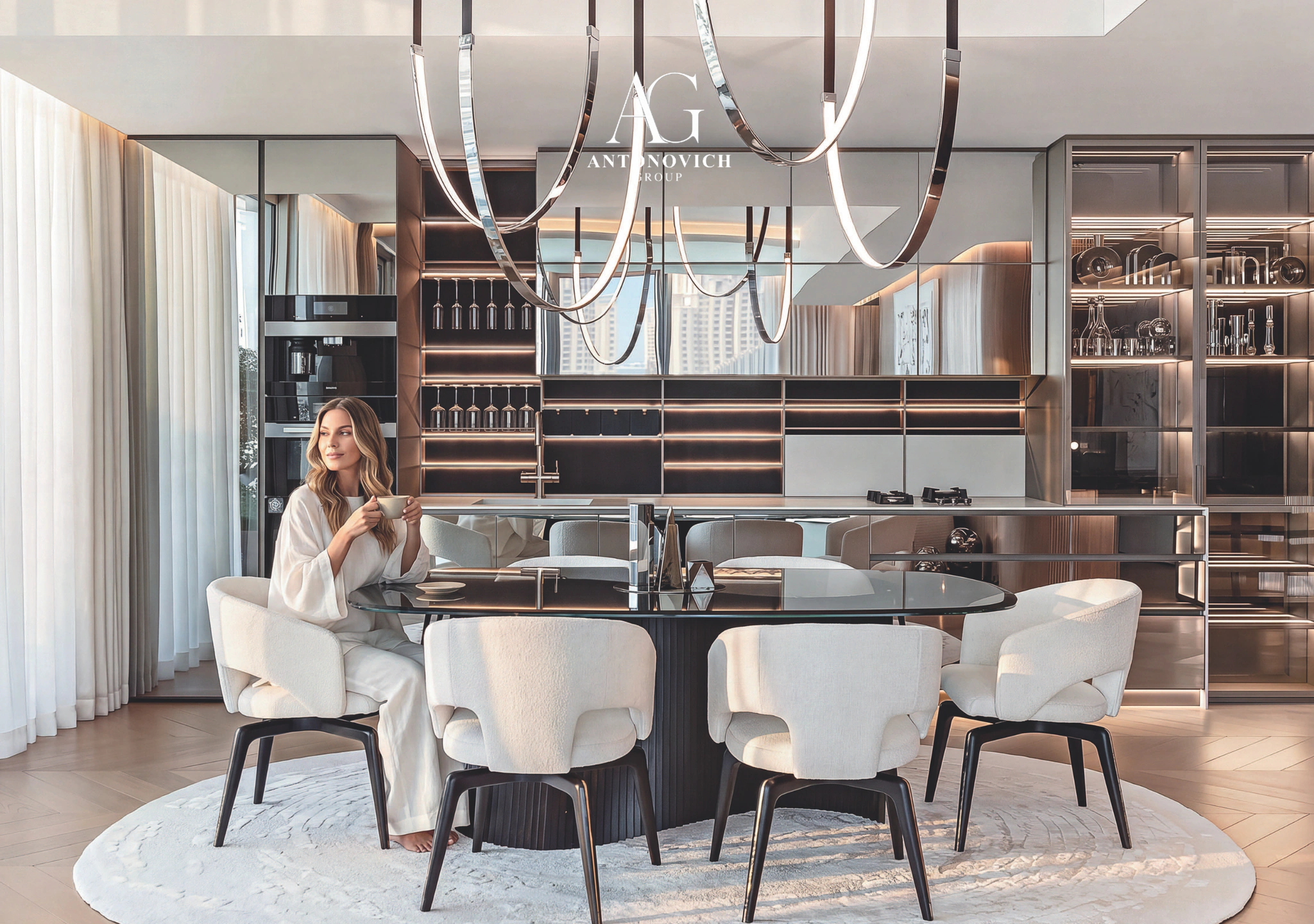 Modern Luxury Apartment Interior Design & Fit-Out by Antonovich Group