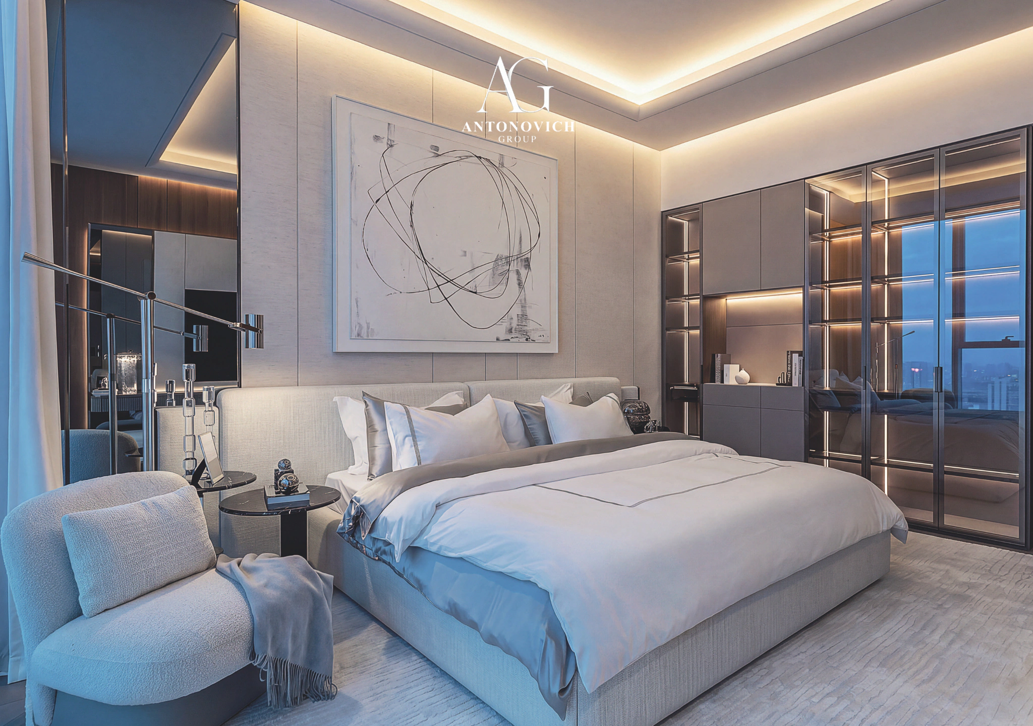Modern Luxury Apartment Interior Design & Fit-Out by Antonovich Group