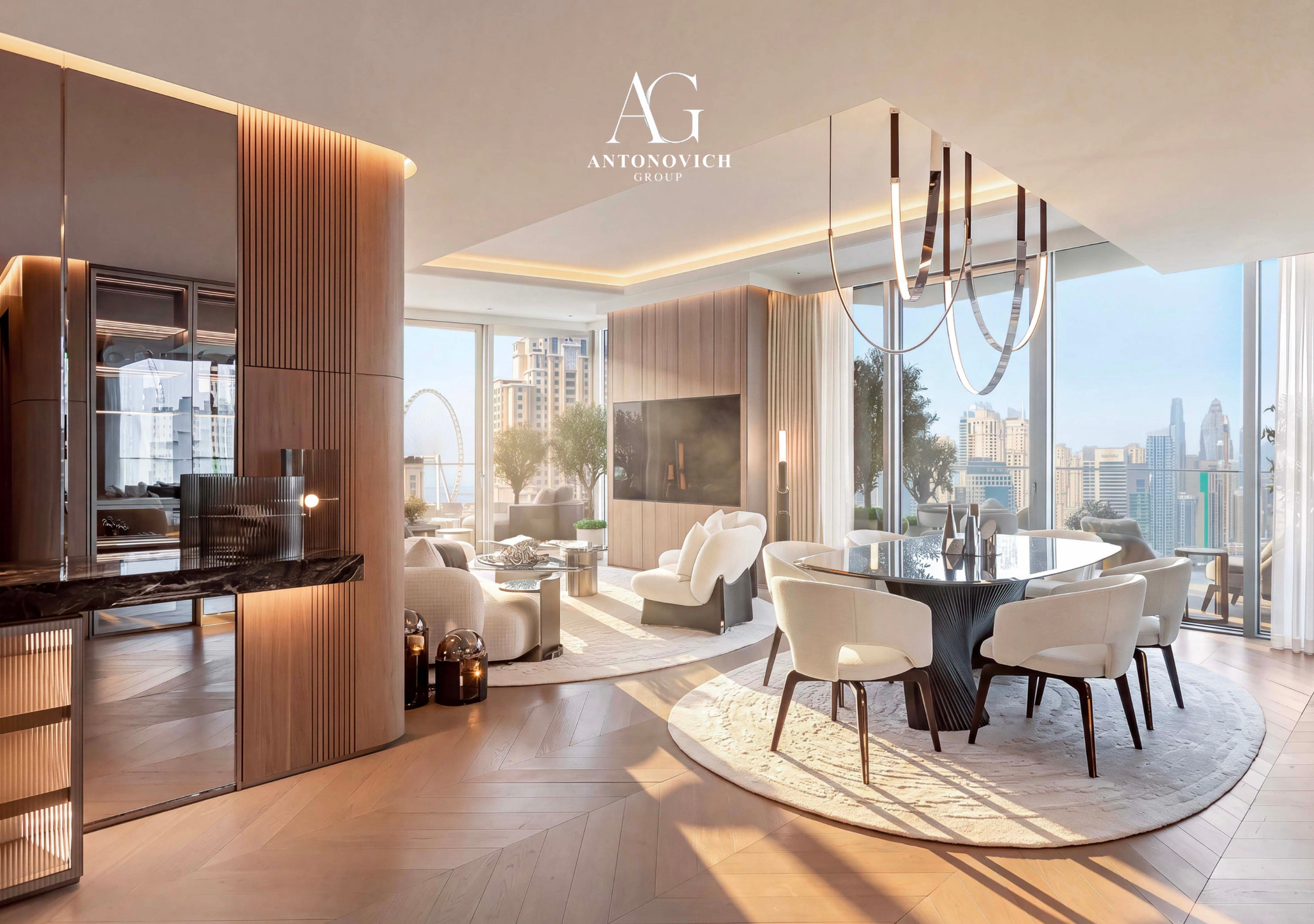 Modern Luxury Apartment Interior Design & Fit-Out by Antonovich Group