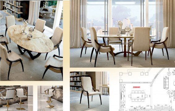 معرض صور التصميم الداخلي في دبي من لاكشري انتونوفيتش ديزاين