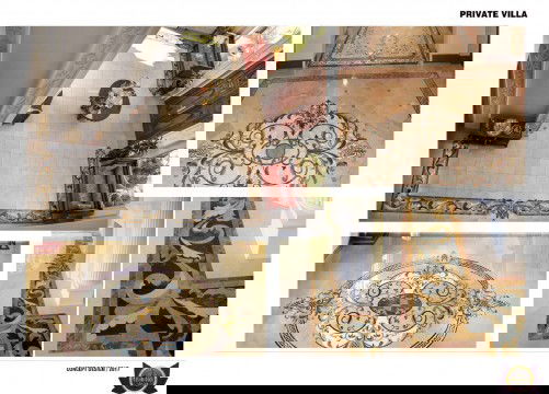 The picture depicts a beach sunset, with a silhouette of a person standing on the shore. The person appears to be gazing out at the horizon and the sky is ablaze with red, orange, and yellow hues. The sun is just below the horizon and the sky is filled with beautiful clouds.