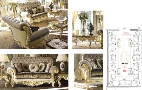 This picture shows a bird's-eye view of a lake surrounded by several homes and trees. There is a large pier extending out into the lake, and a small wooden boat is moored near the end of the pier. The sky is a beautiful blue with scattered white clouds.