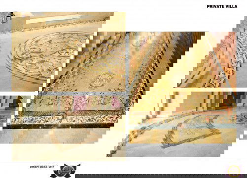 This picture shows a mother duck and her three baby ducklings swimming in a lake. The mother duck is leading the way, with the three ducklings close behind. The water looks still and clear, and the sky is blue with some white clouds.