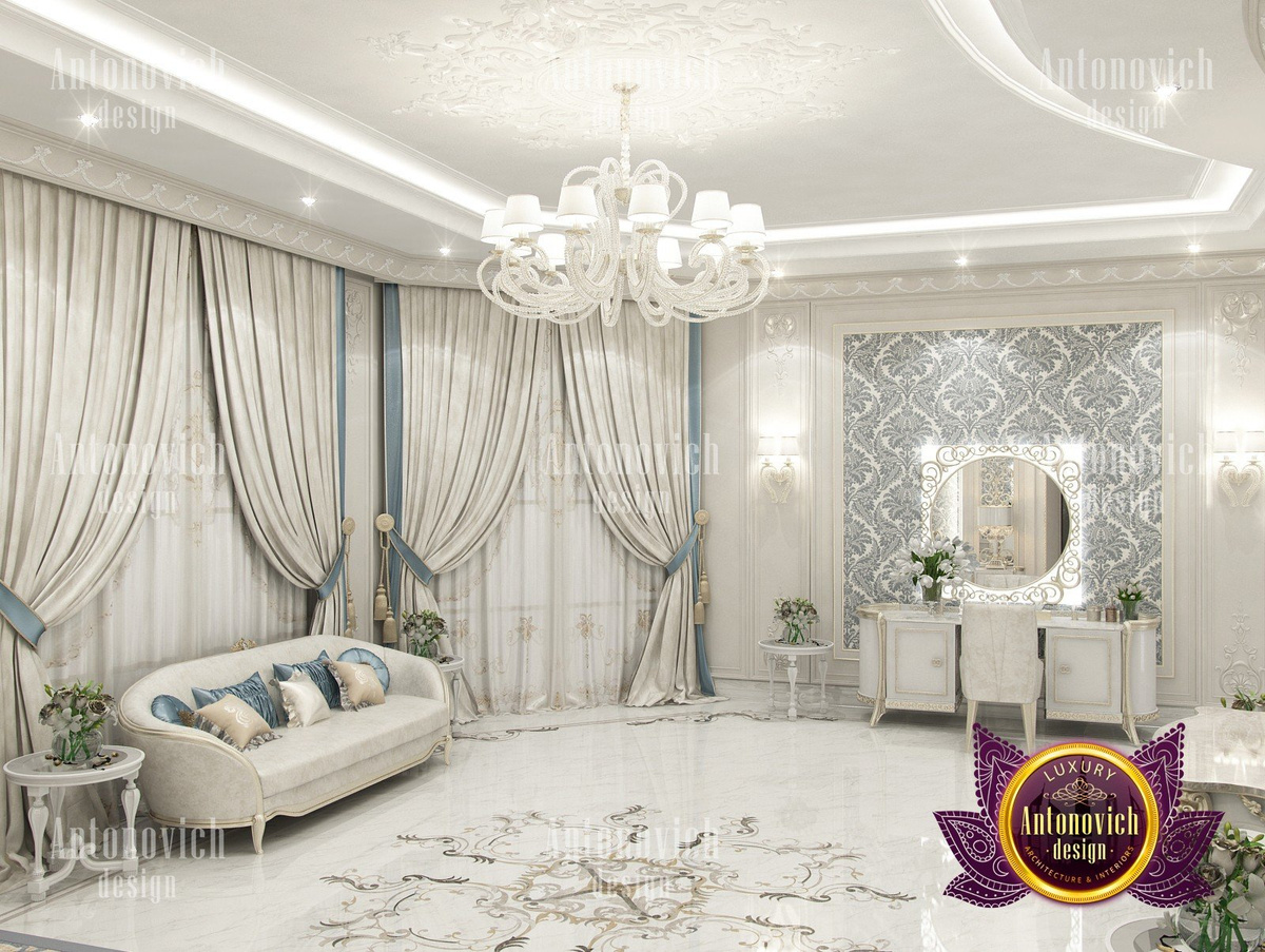 Bright and Festive Bedroom Interior Design UAE