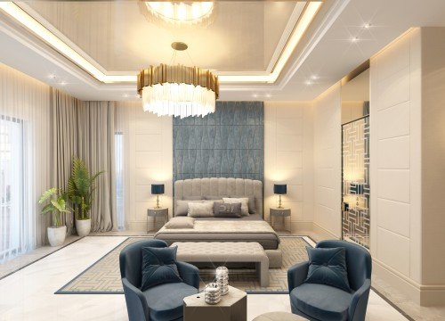 This picture shows a blue and green marble pattern.