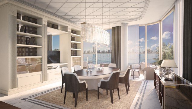 This picture shows a forest during the autumn season. The trees are mostly bare, with colorful leaves scattered around the ground. A dirt path winds through the middle of the picture, with tall trees on either side. The sun is shining through the leaves, giving the entire scene a warm, golden glow.