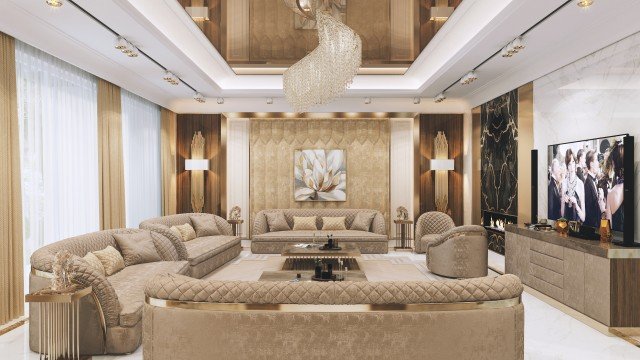 This picture shows a bouquet of flowers in a vase with a variety of pink and yellow roses, baby's breath, and some greenery. The arrangement is full of color and texture and looks like it would make a perfect gift for someone special.