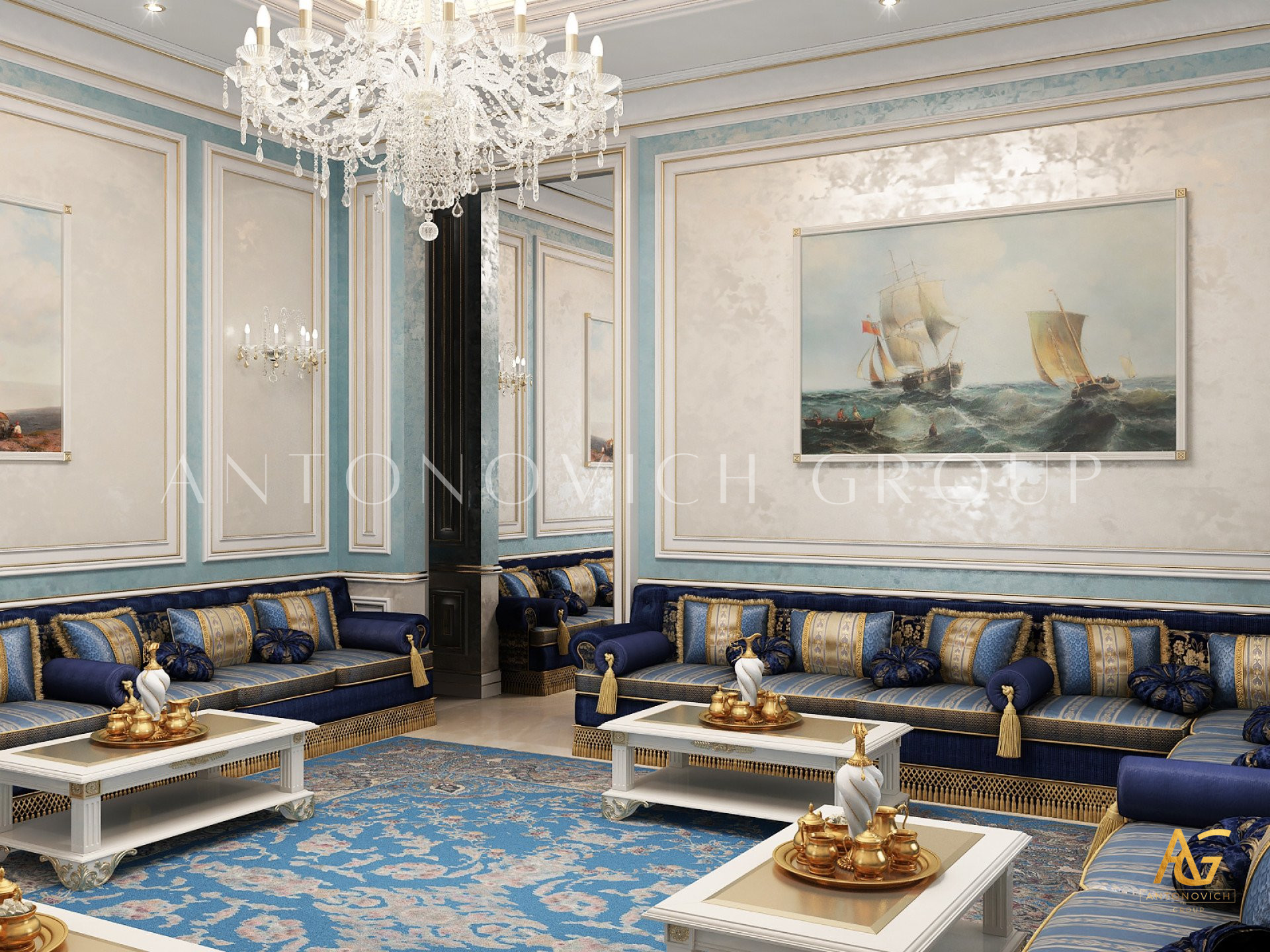 Exquisite Majlis Design in Abu Dhabi