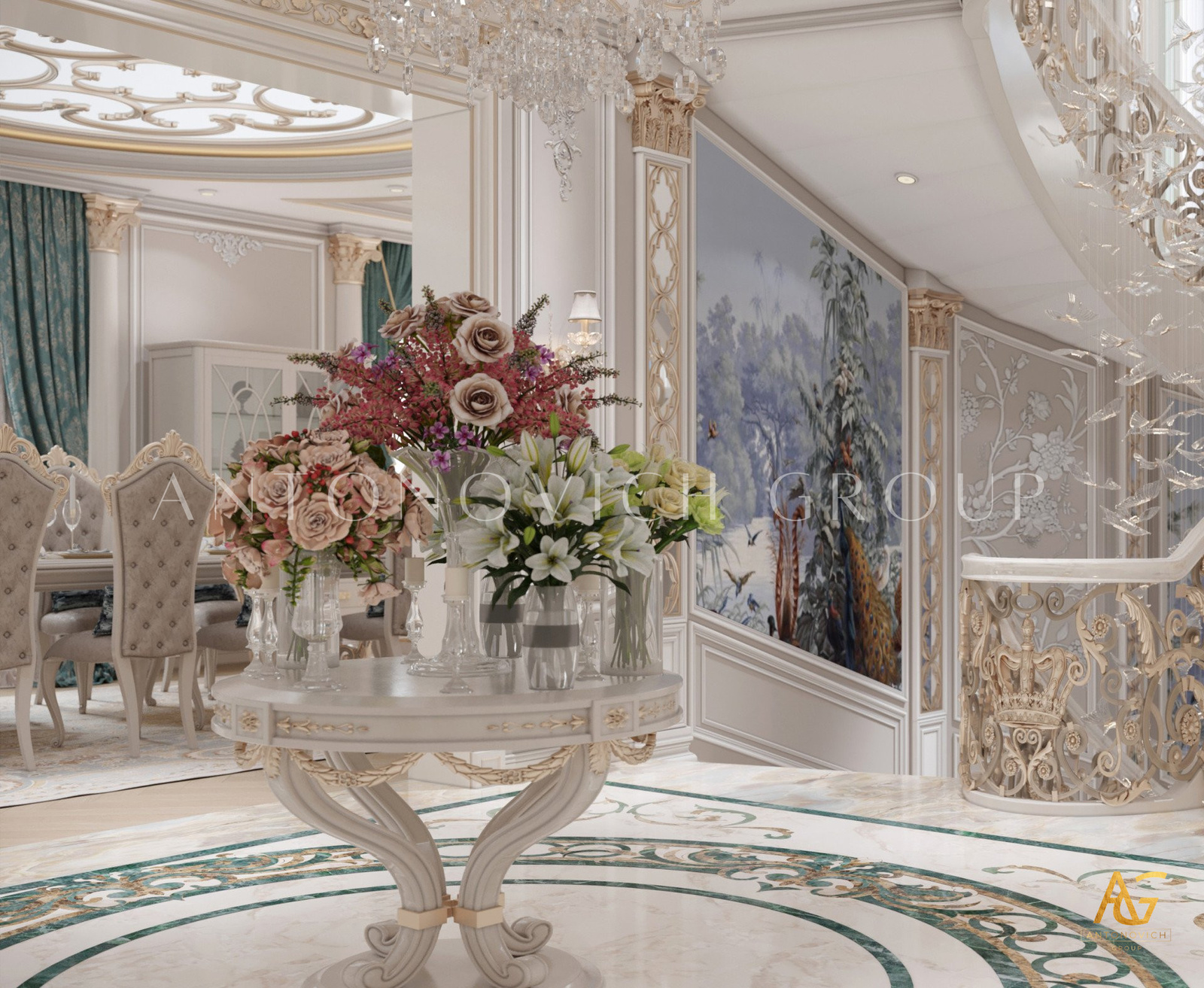 Classical Villa Design in Dubai