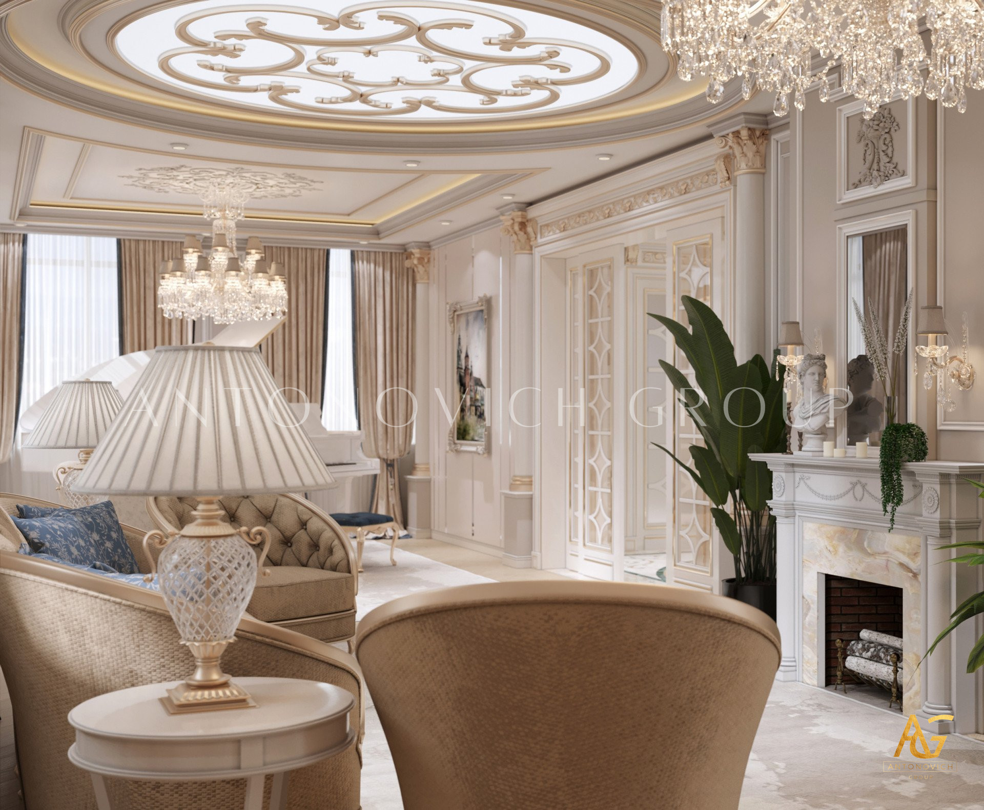Classical Villa Design in Dubai