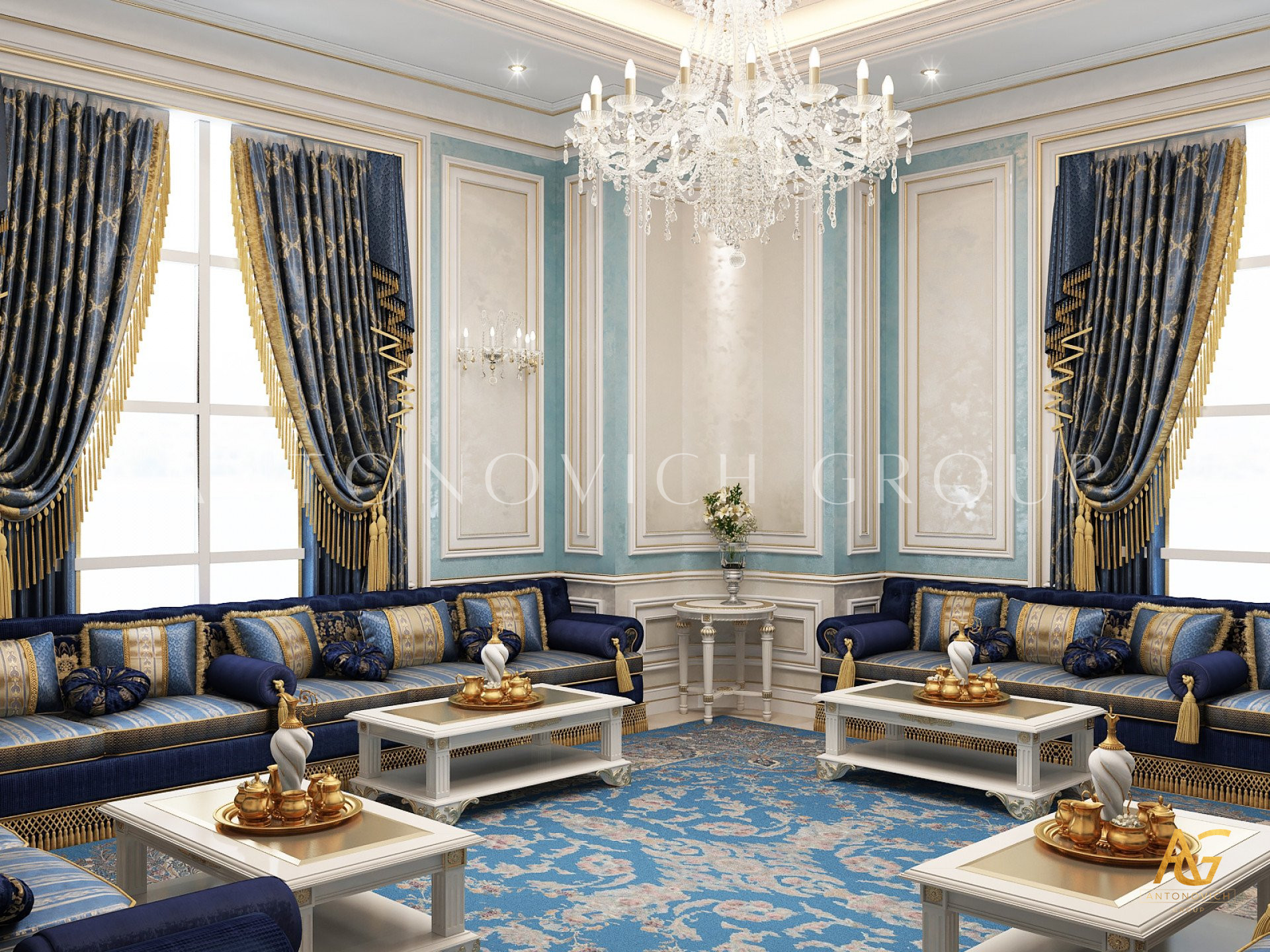 Exquisite Majlis Design in Abu Dhabi
