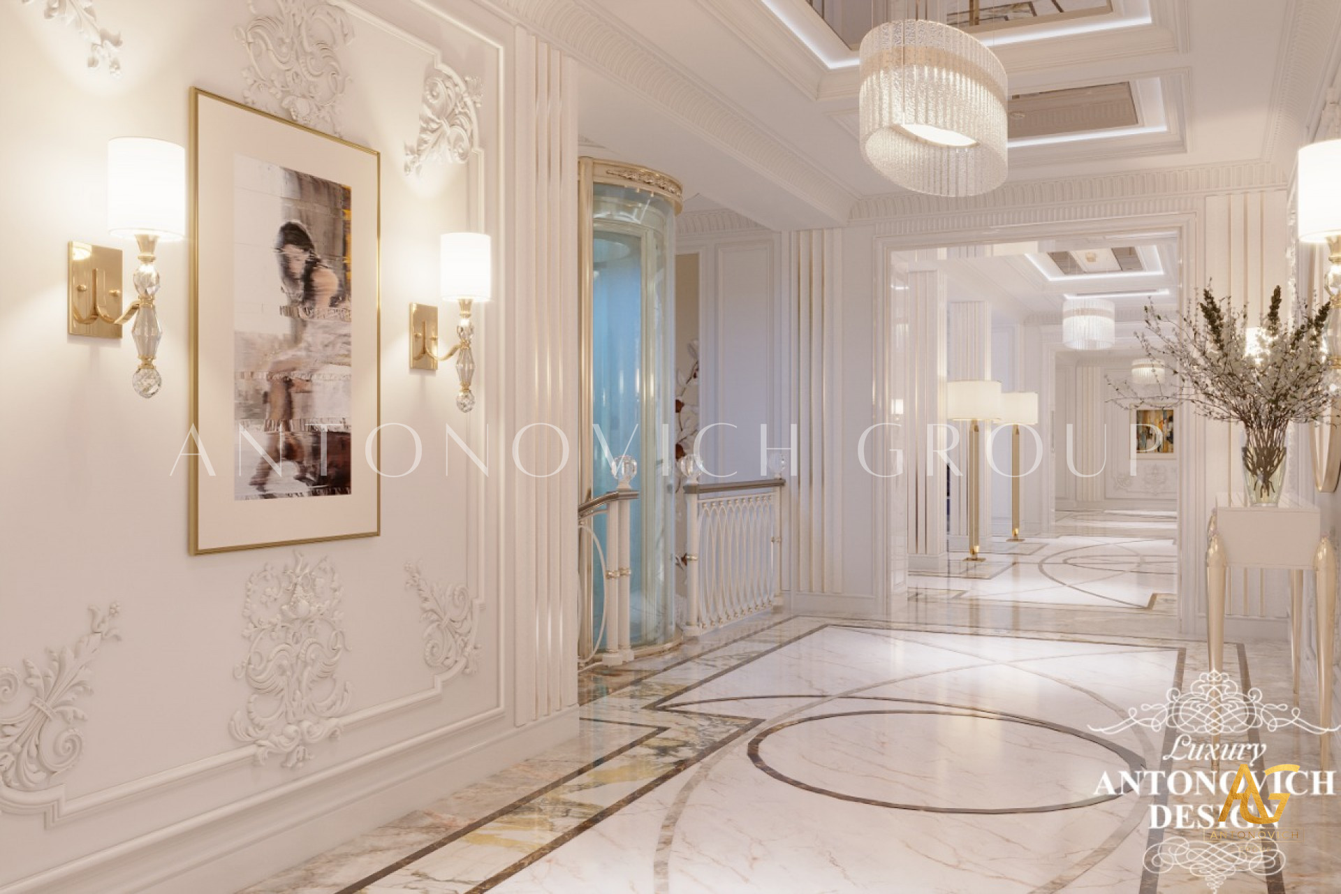 Exquisite Interior Design For Villa In Dubai