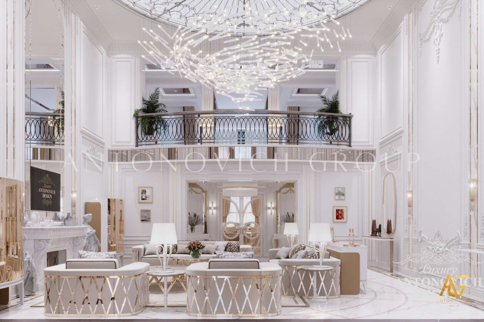Exquisite Interior Design For Villa In Dubai