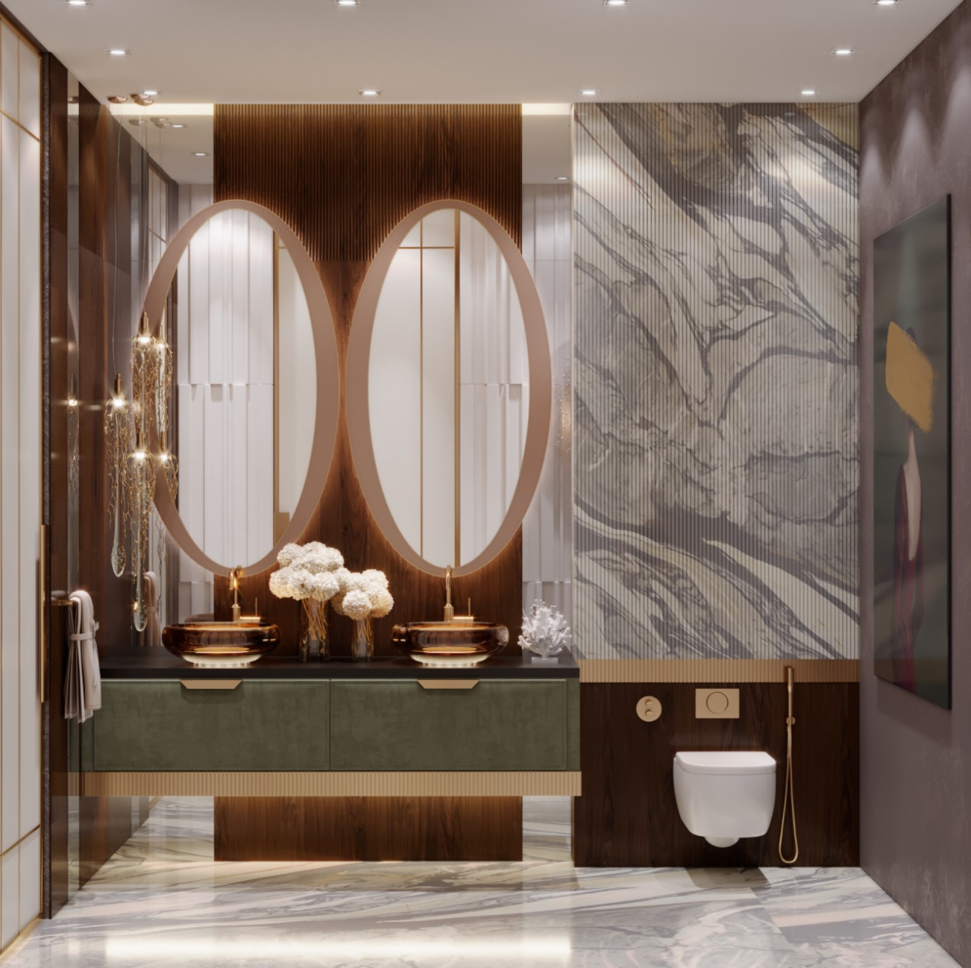 CLASSY AND ELEGANT BATHROOM DESIGN