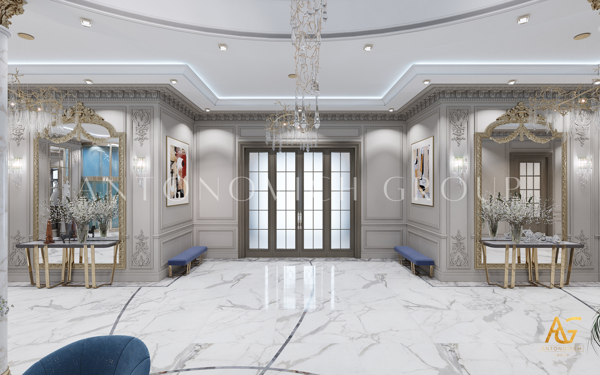 Entrance Design In Contemporary Style